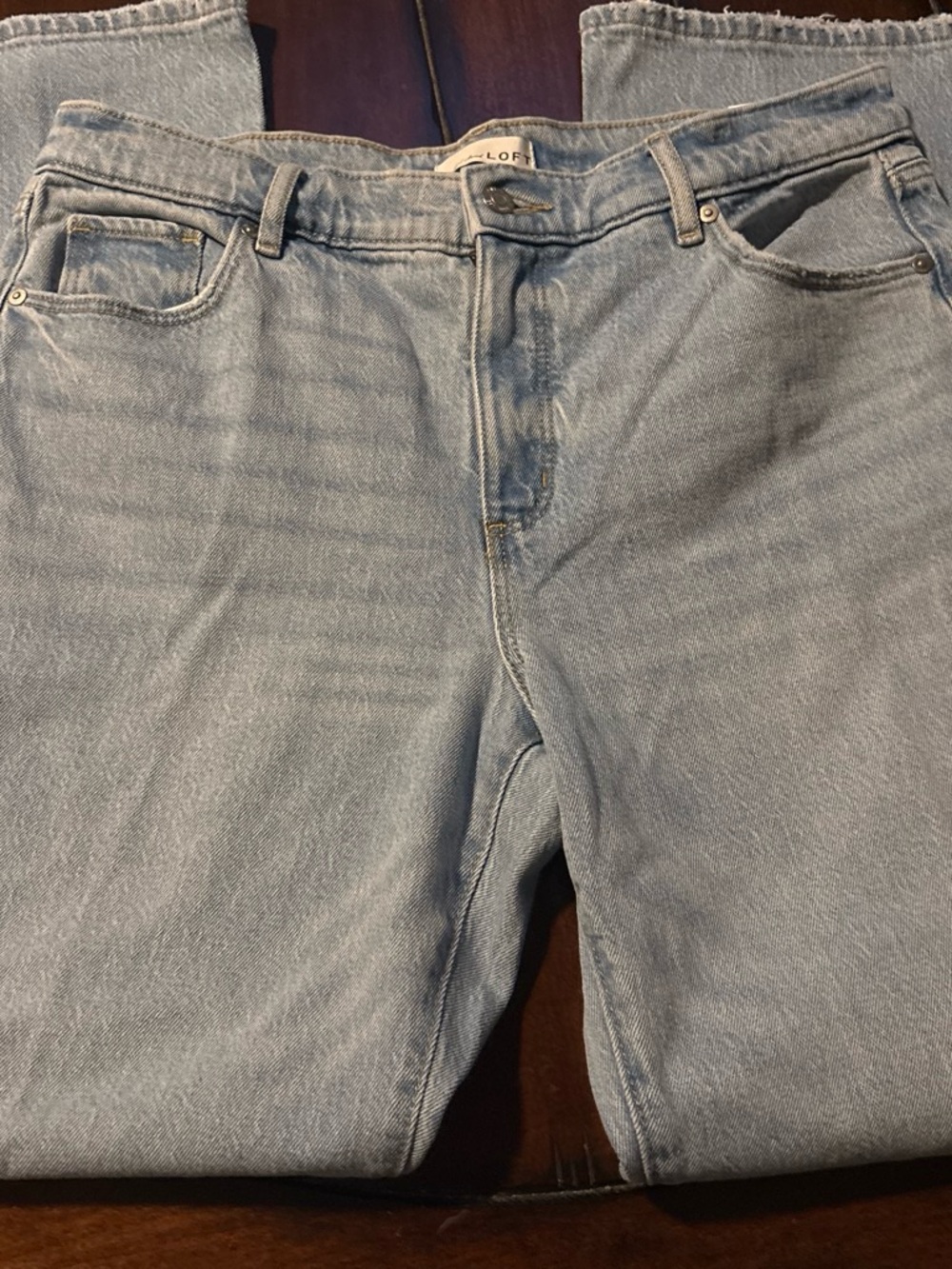LOFT Light Wash Women’s Straight Leg Jeans